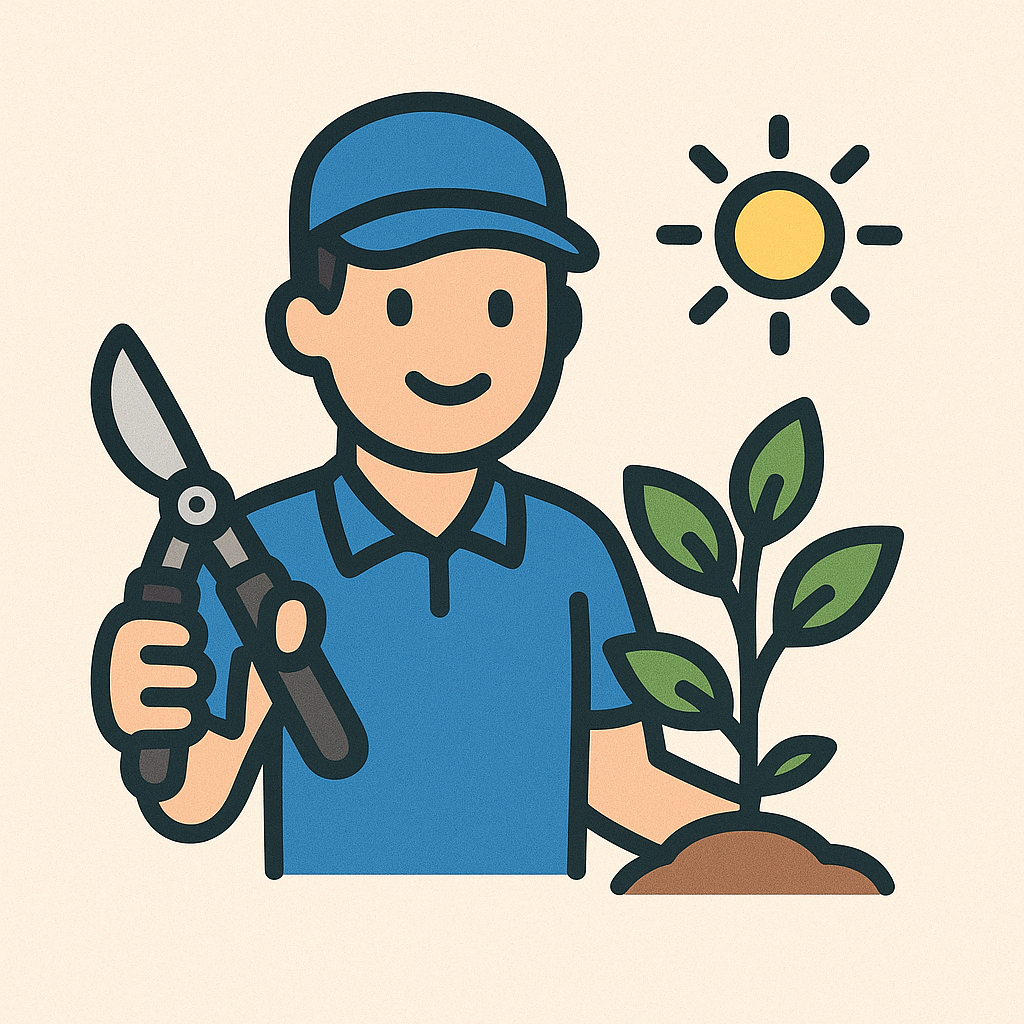 hausmeisterservice-paul, grafik gartenpflege